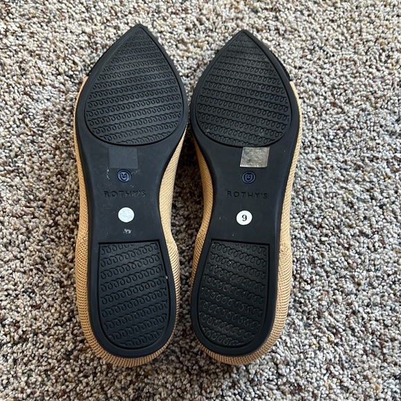Rothy’s The Point II, camel captoe, size 9 - Picture 3 of 5